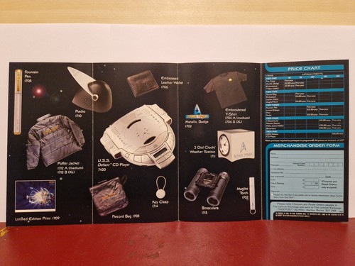 Star Trek Latinum Card / Merchandise - Leaflet / Flyer #W819