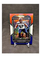 2022 Panini Prizm - Rookies #368 Charles Cross (RC) Red White Blue 