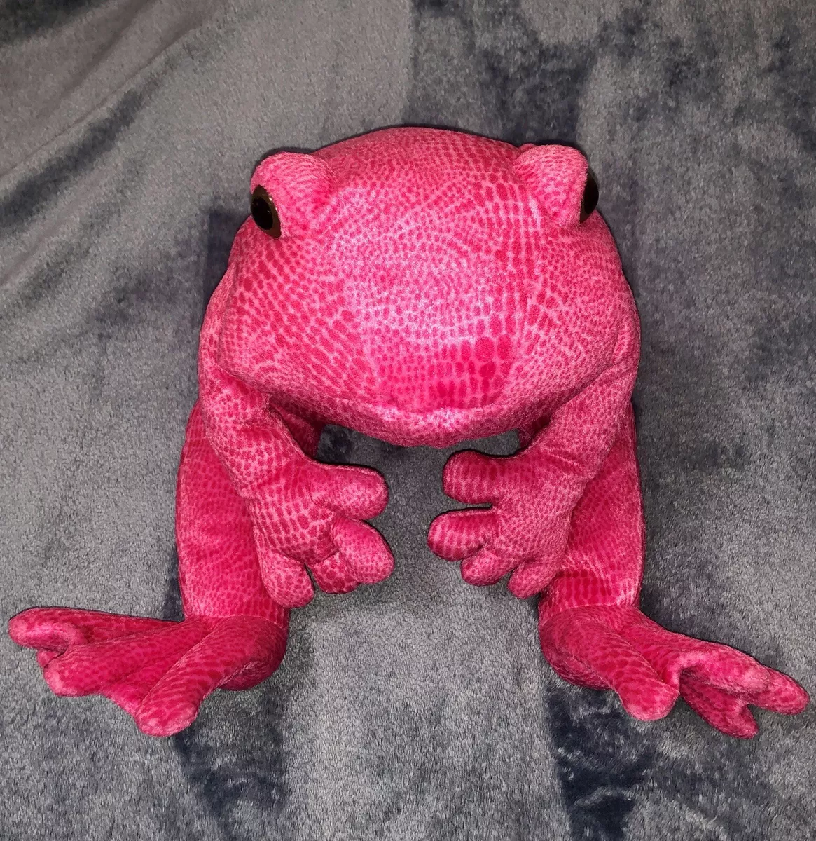 Animal Alley Plush Pink Toad Frog Stuffed Animal Commonwealth Toys