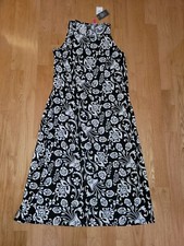 New Vince Camuto Sleeveless Floral Print Maxi Dress Size 1X