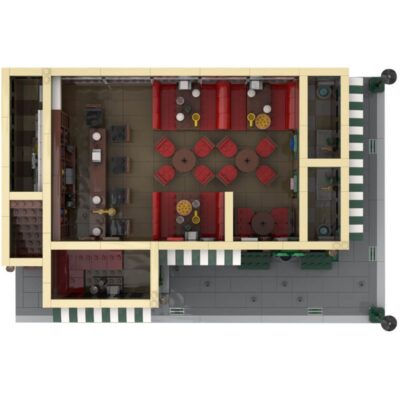 ZITIANYOUBUILD Modular Apartment Ground Floor Only 1588 teile Spielzeug Bausets
