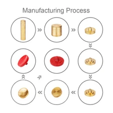 2PC Red Soft Shutter Release Button for Olympus OM-1/Hasselblad 503CW Leica M9-P