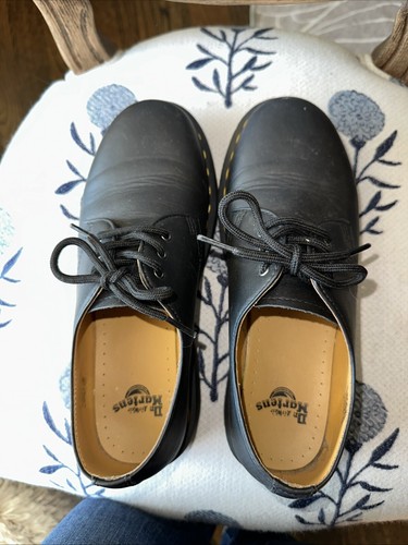 Doc Martens Black Lace Up 1461 Smooth Oxford Women’s 7 - Picture 2 of 5