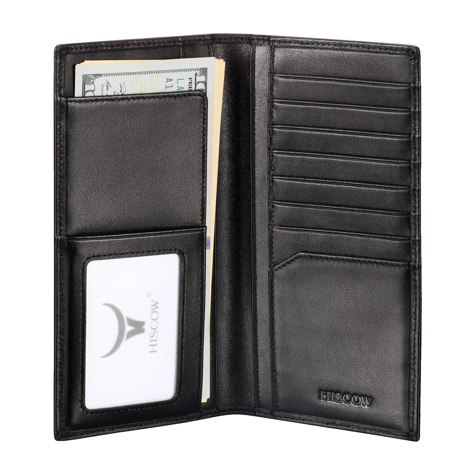 Y&G carteras de cuero para hombres con tarjeta de crédito