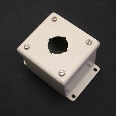 Hoffman E-1PB Push-Button Enclosure 3.5''x 3.25'' x 2.75'' NEMA 12, 13, *Painted*