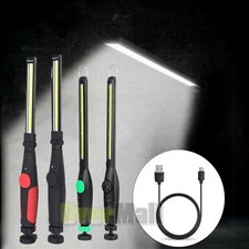 25-led Work Light Cob Inspection Lamp Magnetic Torch Usb Rechargeable Car