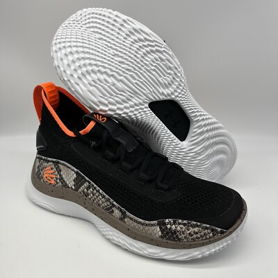 Under Armour Curry Flow 8 GS Basketball Shoe 'Strike & Flow' Black