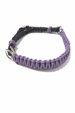 side pull hackamore attachment lilac with black or brown chinstrap....all sizes