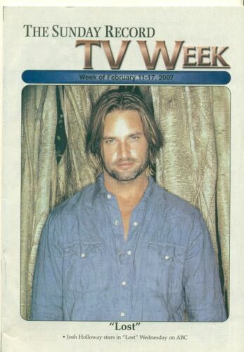 JOSH HOLLOWAY LOT - LOST - 2 DIFFERENT TV GUIDES - VUE + TV WEEK - Picture 2 of 2
