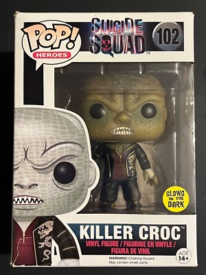 Funko Pop! Heroes Suicide Squad Killer Croc 102 Glow in the Dark