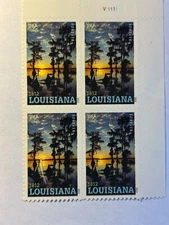 U. S. Forever Plate Block SC 4667 Louisiana Statehood MNH PL V11111 2012