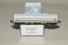 N scale Atlas Kansas City Southern RR 42' cushion coil steel flat car 720133