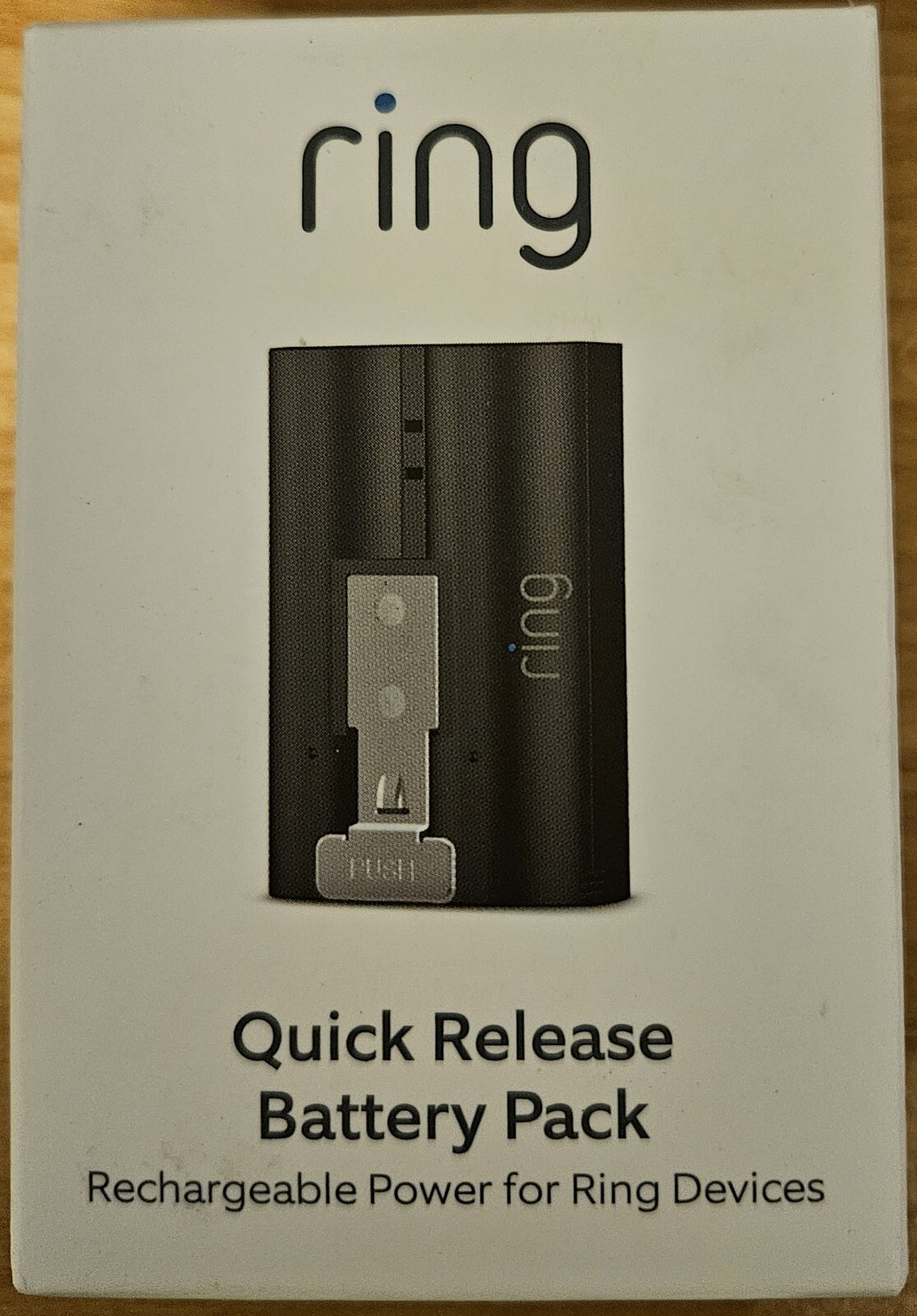 Ring Quick Release Battery Pack Rechargeable Power For Ring Devices, Battery...