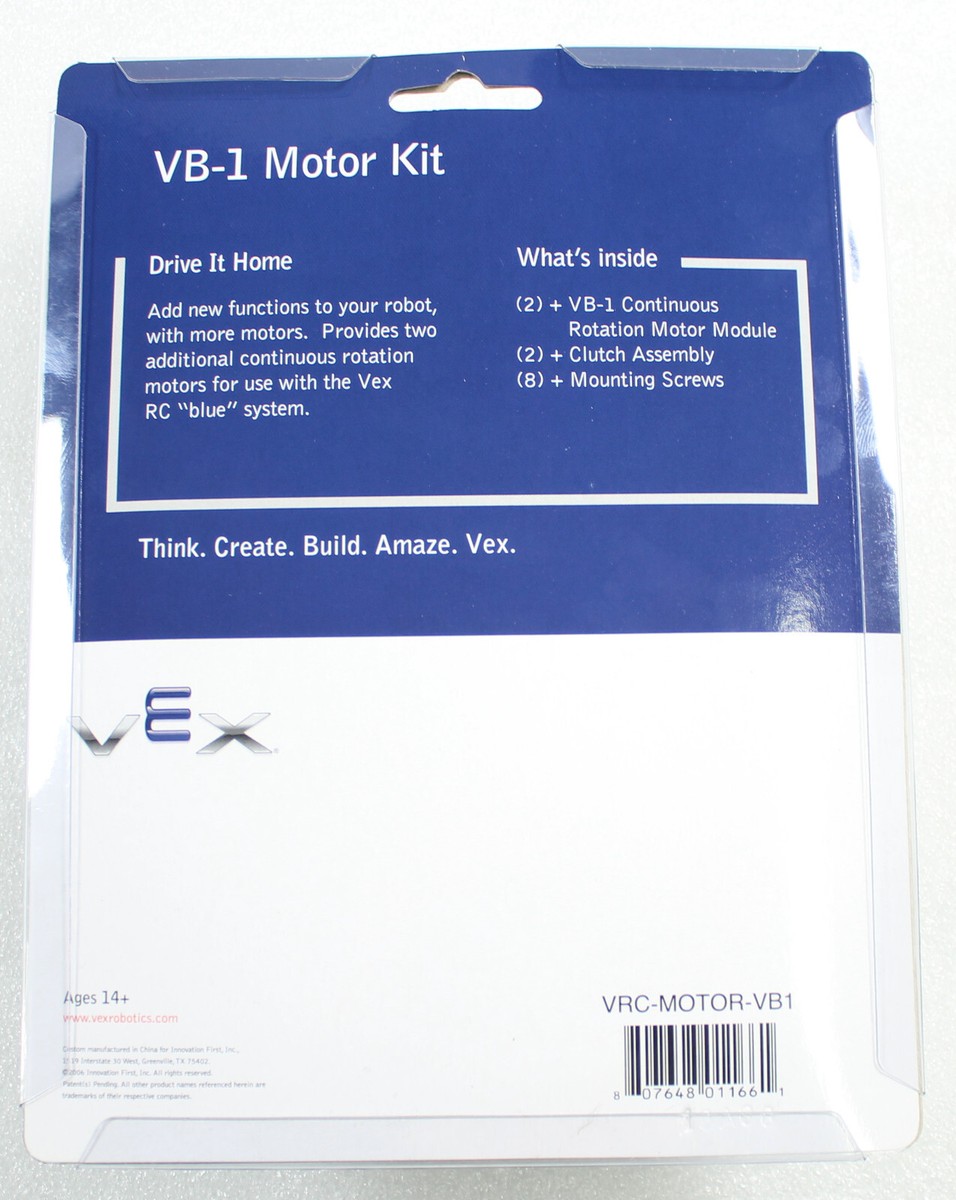 VEX VB-1 Motor Kit VCR-MOTOR-VB1 for sale online
