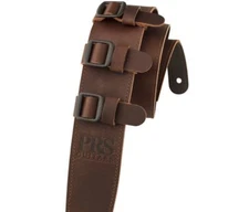 PRS Tri-Buckle Strap Leather Guitar or Bass Paul Reed Smith Custom CE SE Brown