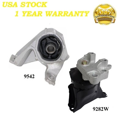 2 PCS FRONT MOTOR MOUNT FIT 2006-2011 Acura CSX 2.0L