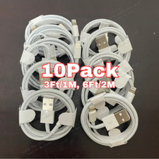 1/10X Lot For Apple iPhone 14 13 11 Pro XR 8 Fast Charger Cable 3/6FT Data Cord