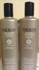 Sistema de terapia del cuero cabelludo Nioxin 5 acondicionador y champú de nioxina de 10,1 onzas