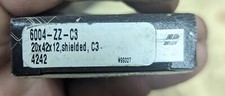 6004-ZZ Premium Metal Shield Ball Bearing C3 EMQ, 20x42x12, 6004 ZZ 6004z