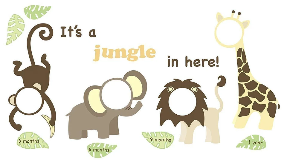 WallPops丛林和朋友相框套件 — 第 4/4 张图片