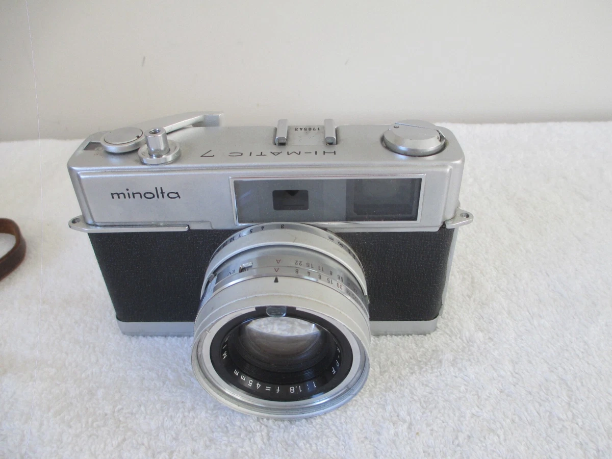 Minolta HI-MATIC 11 f1.7 フィルムカメラ　中古レア Minolta Hi Matic 11 Rangefinder 35mm Film Camera – Viejita Vintage