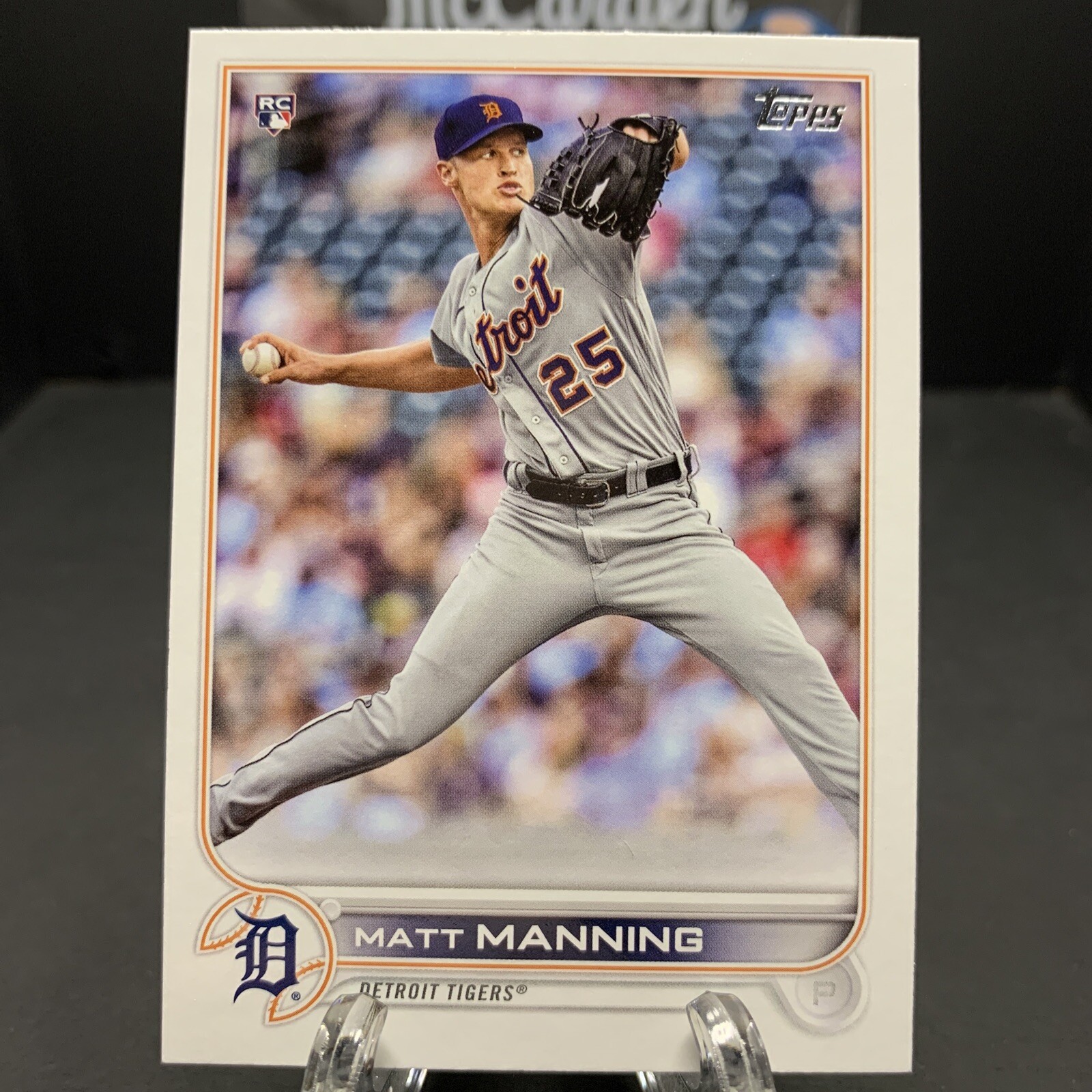 2022 Topps Matt Manning #31 Detroit Tigers RC