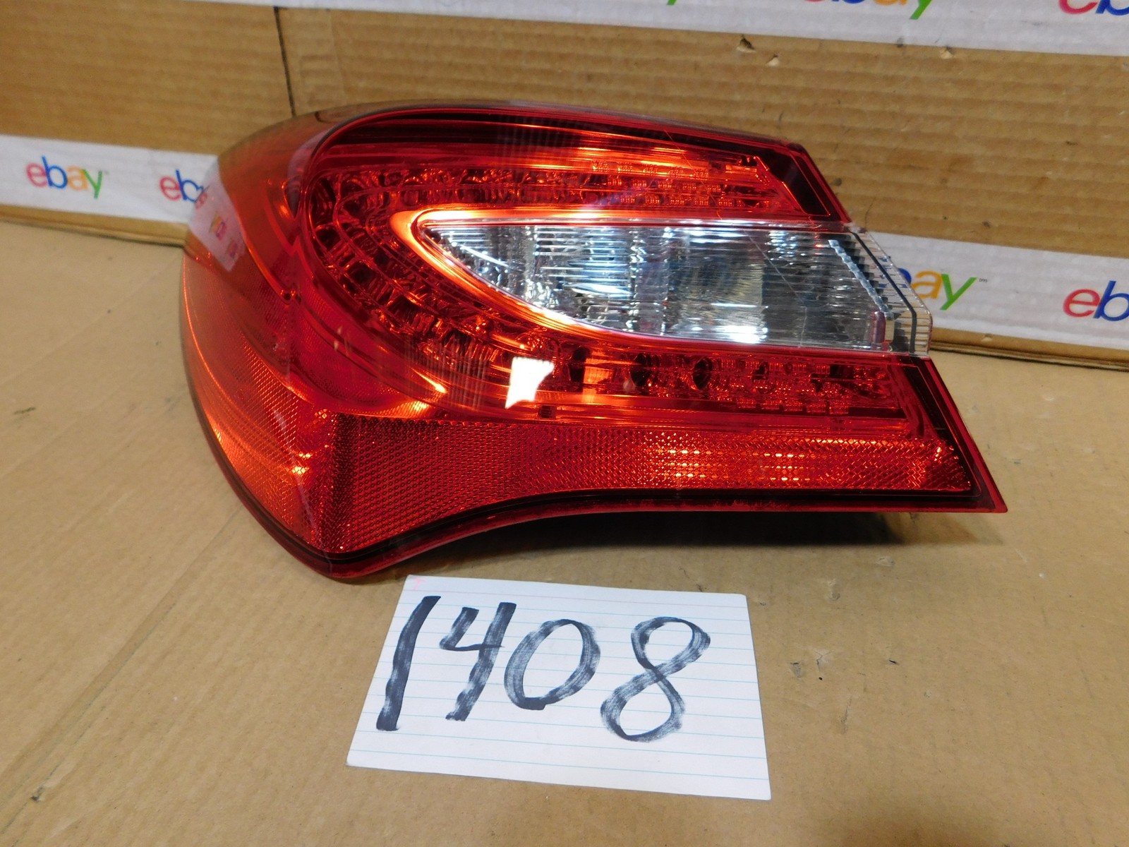 11 12 13 14 Chrysler 200 DRIVER Side Tail Light Used Rear Lamp #1408-T