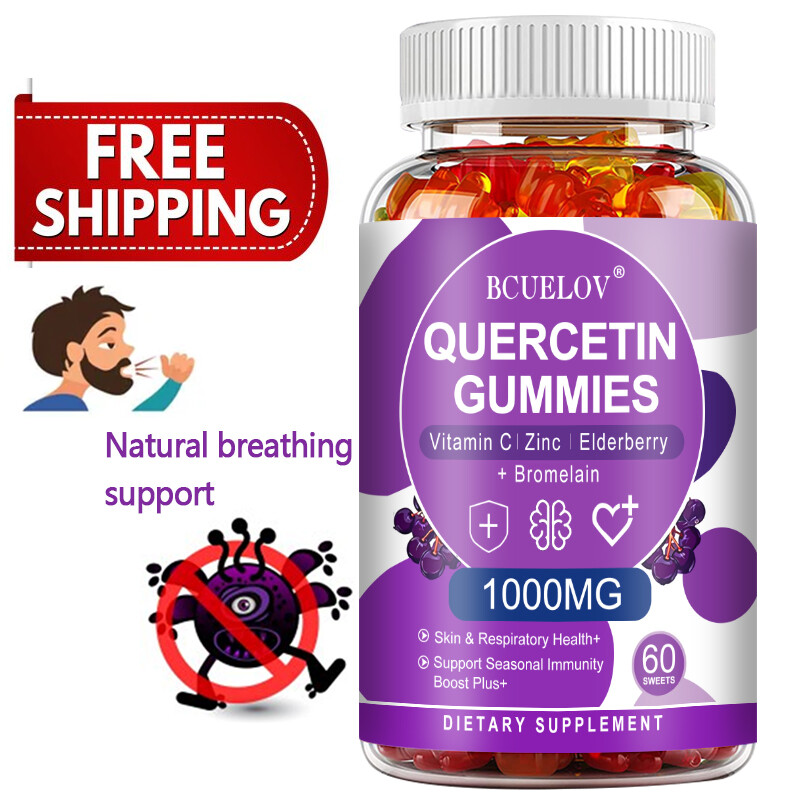 Quercetina|Bromelina|Salud respiratoria de zinc|Vitamina C|Impulso inmunológico|Saúco