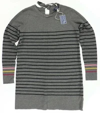 Joules Estelle 252414 Women's Grey Marl Sweater Dress Size 6