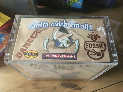 fossil 1st edition booster box Pokemon 1st Edition Fossil Booster Pack – Cards and Comics Central main image 1
