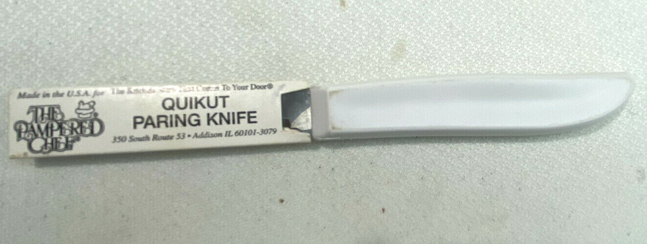Pampered Chef Quikut Paring Knife Made in U.S.A. OfficeM1 eBay