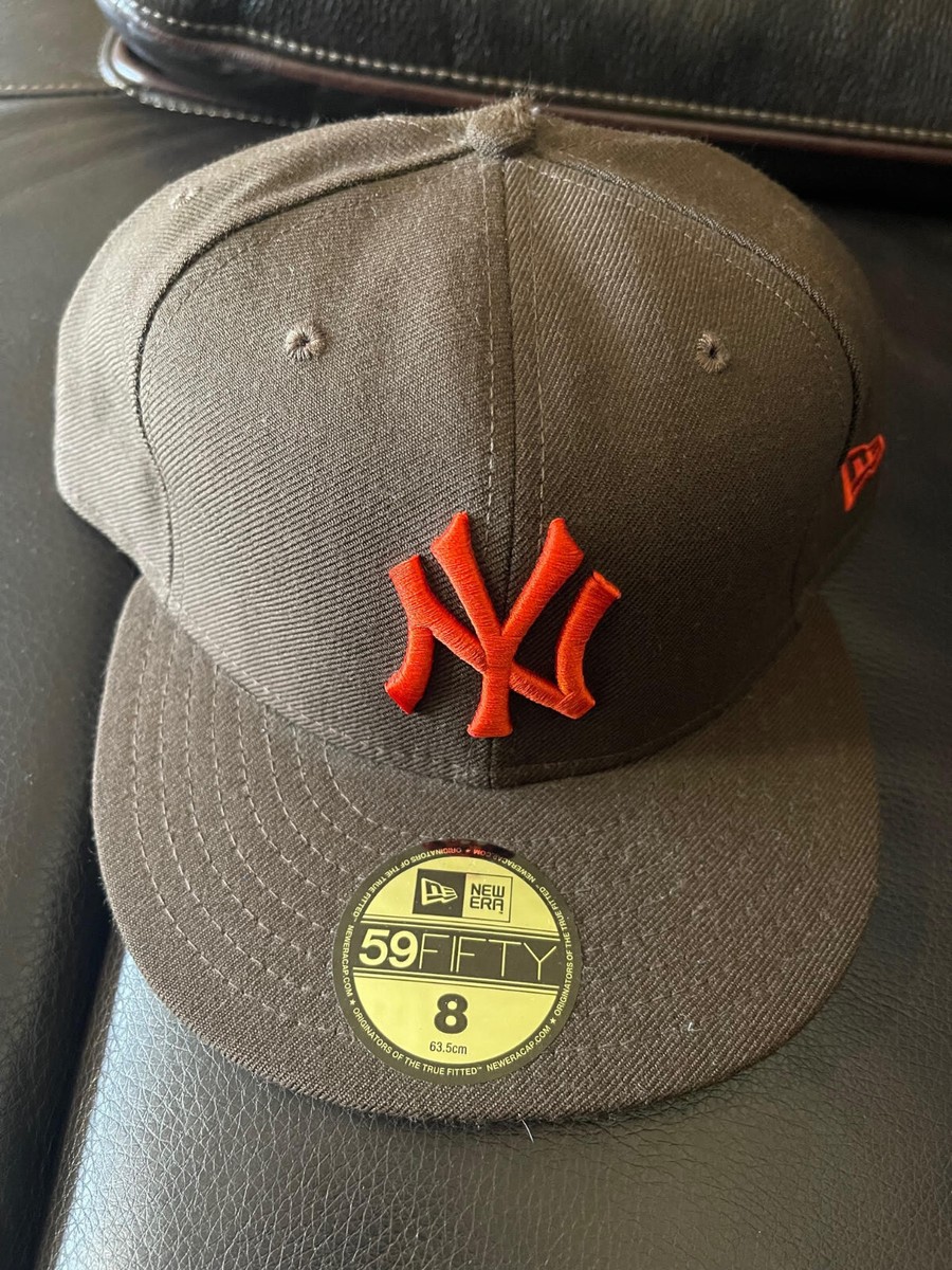 New Era 59Fifty Fitted Hat Cap 5950 Size 8 | eBay