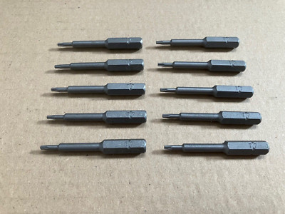 Restposten Werkzeug 10 x Torx 7 Bit Bits extra lang 50 mm 1/4''