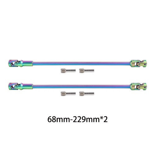 1/10 RC Crawler LCG Rigs 68-229mm Steel Cut Length Universal Joint Drive Shaft - Picture 8 of 9