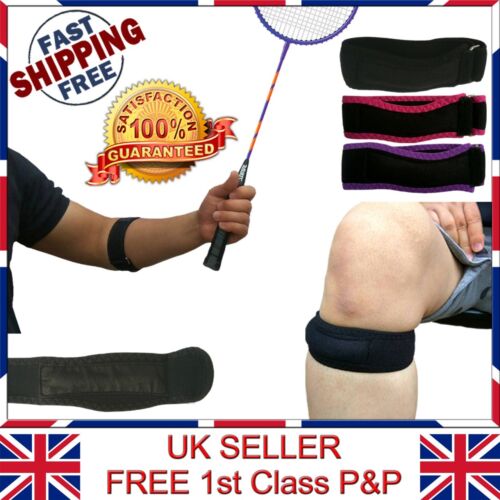 LTG PRO Adjustable Patella Jumper's Knee Tennis Elbow Brace Support Strap Sports - Picture 1 of 18