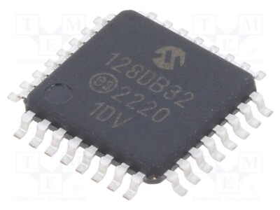 1 piece, IC: AVR Mikrocontroller AVR128DB32-I/PT /E2DE