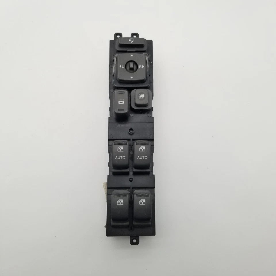 Interruptor de janela mestre driver dianteiro esquerdo Hyundai Azera 2008 2009 2010 2011 fabricante de equipamento original - Imagem 2 de 4
