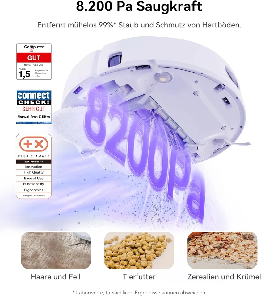 DEFEKT NARWAL YJCC015 Freo Saugroboter mit Wischfunktion, Wischroboter 8.200 - Bild 2 von 4