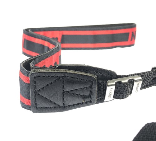 Genuine Nikon Super Strap Red/Black Neck/Shoulder Camera Strap Mint Rare - Picture 2 of 5