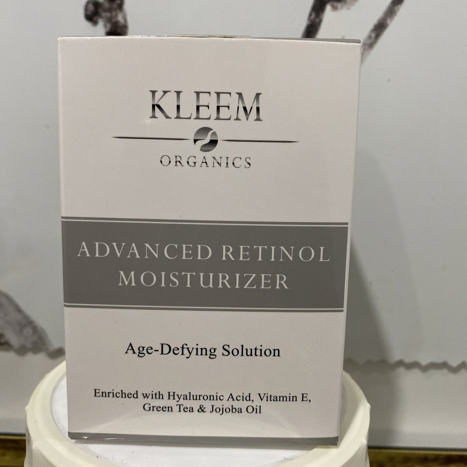Kleem Organics Anti Aging Retinol Moisturizer Cream for Face, Neck