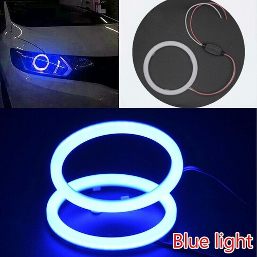 60mm/70mm/80mm/90mm/100mm/110mm Car COB LED Angel Eyes Halo Ring Fog Light Lamps - Picture 12 of 14