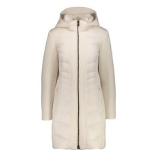 CMP Giacca Piumino Giacca Donna Cappotto Fix Hood Crema Antivento Traspirante