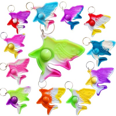 24 Packs Sharks Funny Summer Present Unique Mini Item Assorted fidgets Toys f...