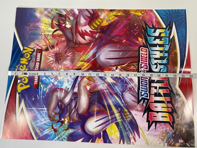 Pokemon Sword & Shield: Chilling Reign Poster 27x12
