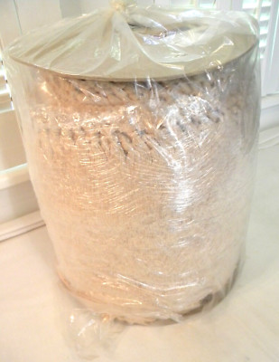 72 Yards Conso Natural Brown Earth Tone 100% Cotton Chainette Knot Fringe 4.5''