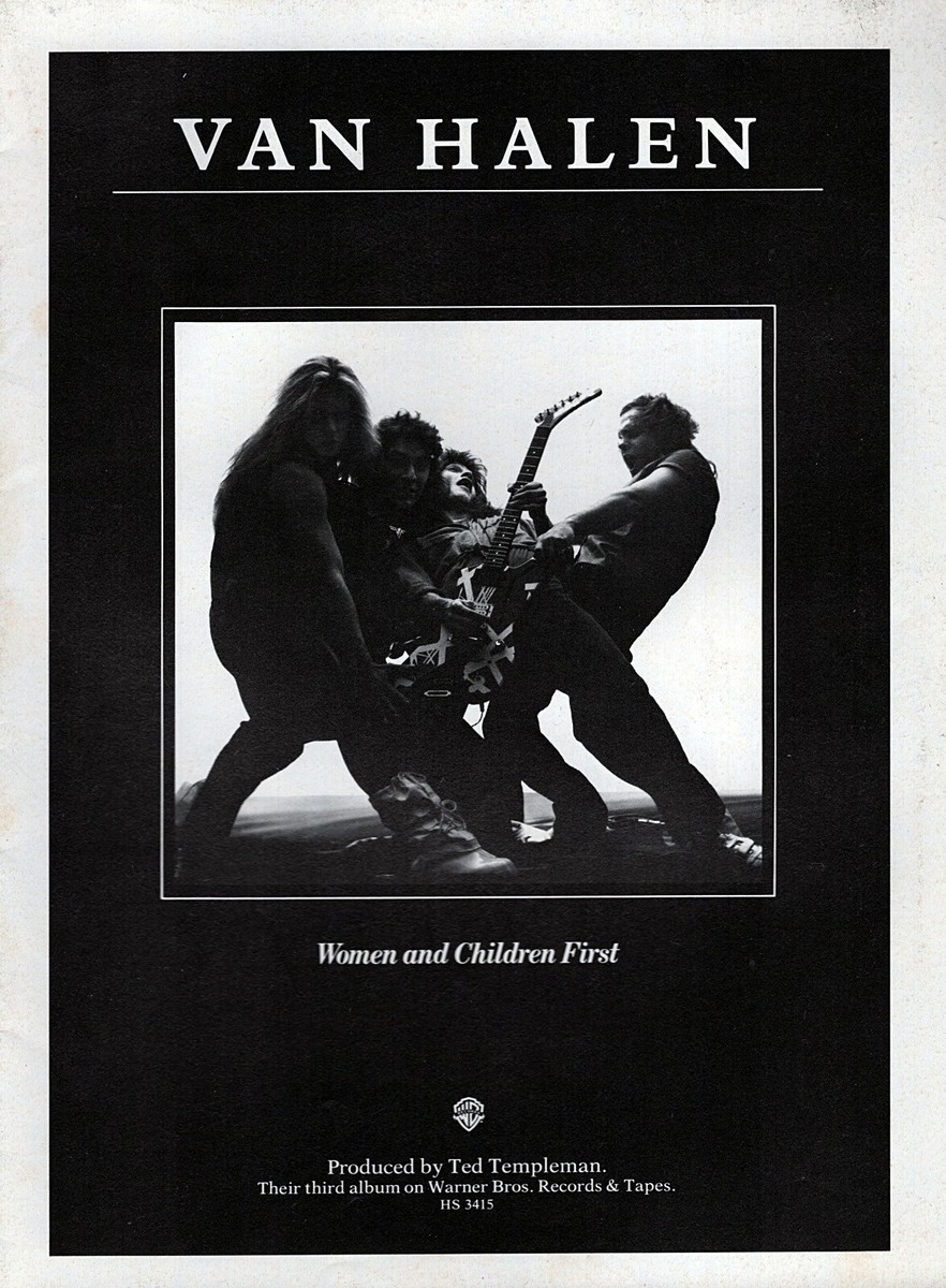 Van Halen - Women and Children First Original Album Artwork