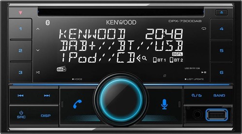 Kenwood DPX-7300DAB Autoradio Bluetooth für Ssangyong Korando 2010-2013 schwarz - Bild 3 von 5