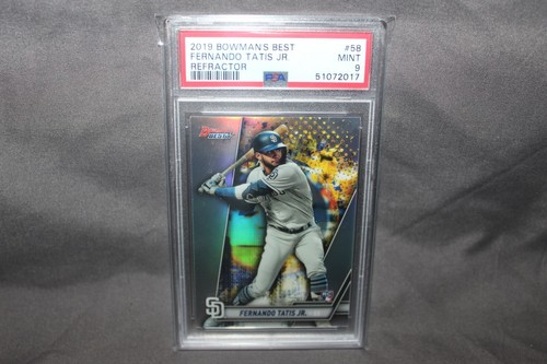 2019 Bowman's Best Refractor Fernando Tatis Rc #58 PSA 9 MLB Padres - 第 1/2 張圖片