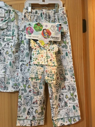 NWT Disney Store Princess Animators Collection Dollie Pajama set girls many size - Picture 3 of 8