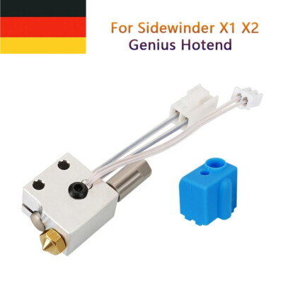 Extruder Heizdüse Extrusionskopf für Artillery 3D Drucker Sidewinder X1 Teile DE